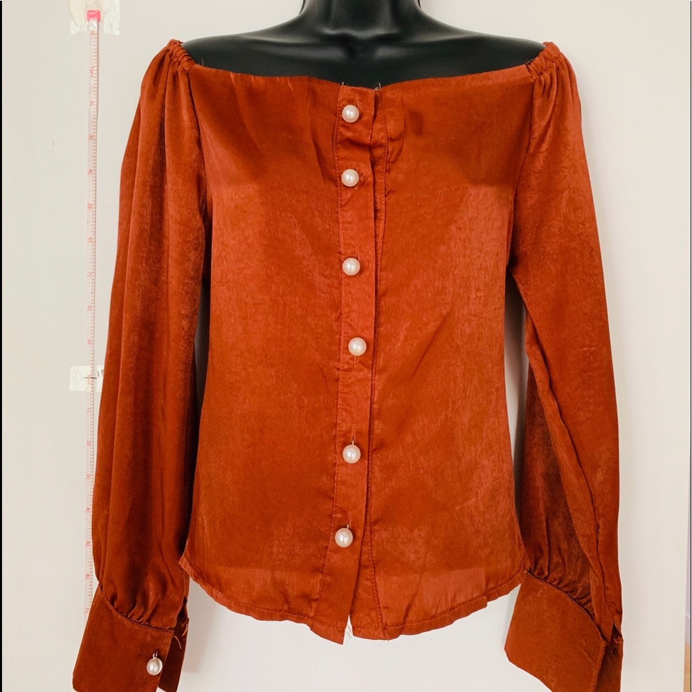 Pumpkin blouse